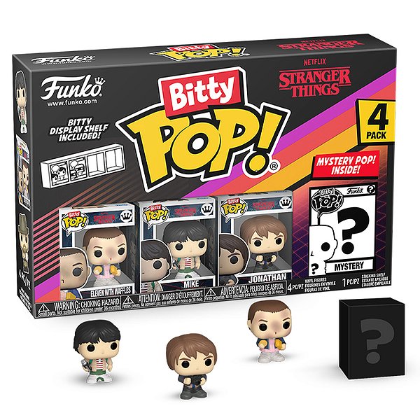 Eleven Mike Jonathan Pack4 Funko Bitty Pop Stranger Things