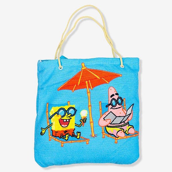 Toalha de Praia com Sacola 2x1 Bob Esponja - 10073443