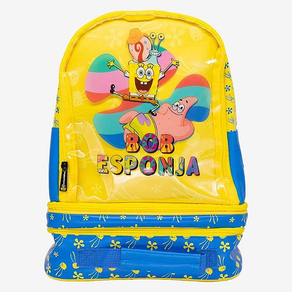 Mochila 3 em 1 Bob Esponja e Patrick Zona Criativa 10073632