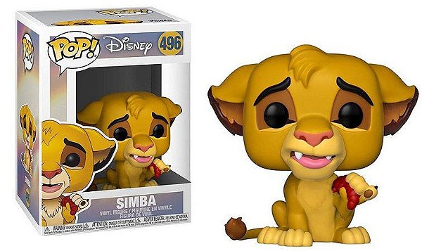Simba 496 Pop Funko Rei Leão Disney
