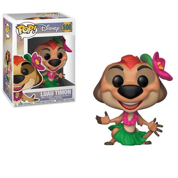 Luau Timon 500 Pop Funko Rei Leão Disney