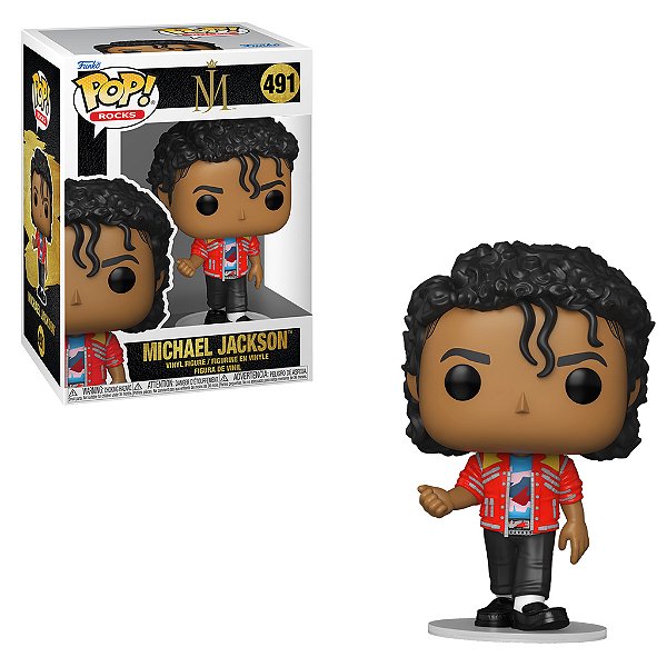 Michael Jackson 491 Pop Funko Beat It Rocks