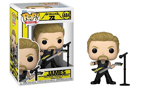 James 484 Pop Funko Metallica 72 Rocks