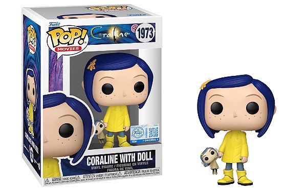 Coraline with Doll 1973 Exclusivo Pop Funko Coraline
