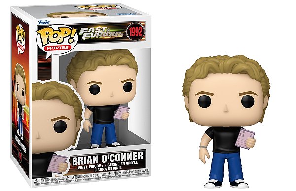 Brian O’Conner 1992 Pop Funko Velozes e Furiosos