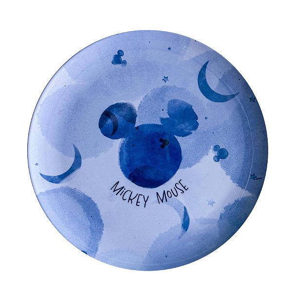 Prato de Refeição Melamina 25cm - Mickey Constelação Disney