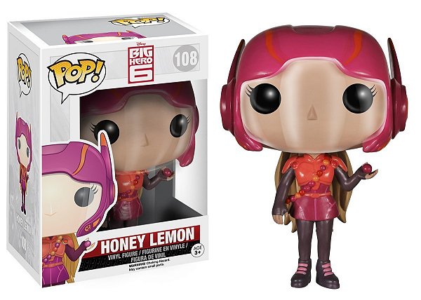 Honey Lemon 108 Pop Funko Big Hero Disney