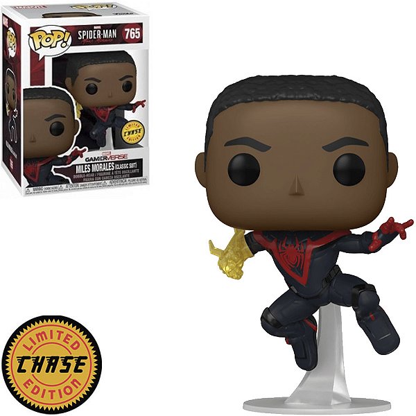 Miles Morales Classic Suit 765 Chase Pop Funko Spider Marvel