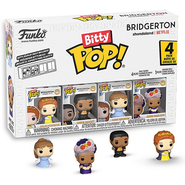 Bridgerton Pack4 Funko Bitty Pop Series 3