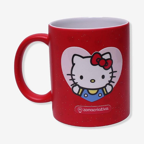 Caneca Magic Hello Kitty Vermelha - Zona Criativa - 10026464