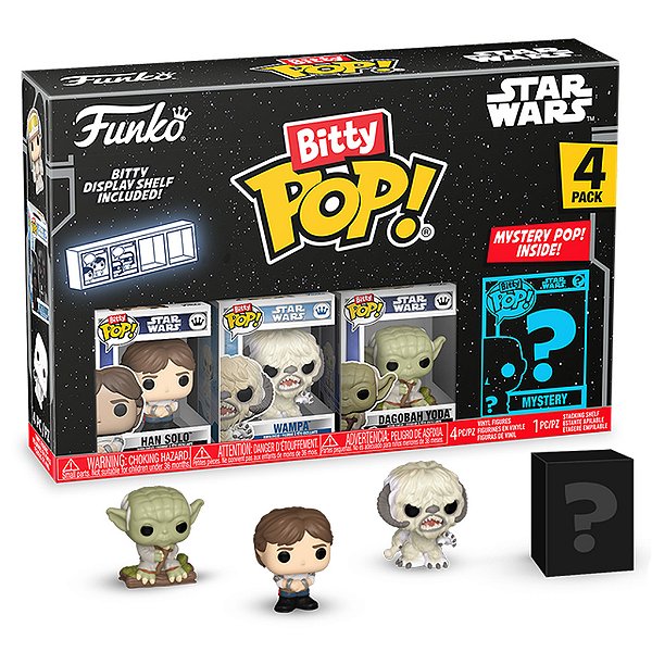 Star Wars Han Solo Pack4 Funko Bitty Pop Star Wars