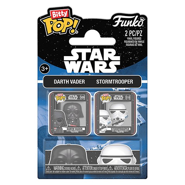 Darth Vader & Stormtrooper Pack2 Funko Bitty Pop Star Wars
