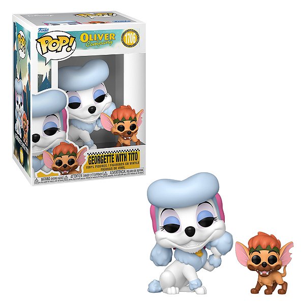 Georgette with Tito 1706 Pop Funko Oliver e sua turma Disney
