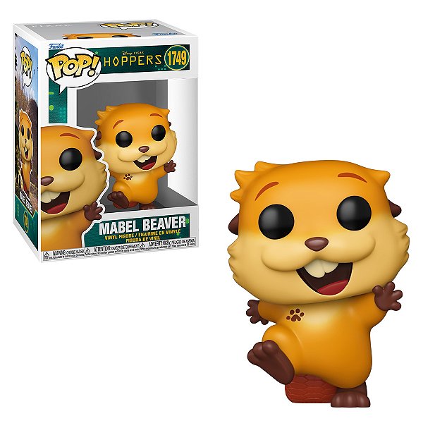 Mabel Beaver 1749 Pop Funko Cara de um Disney