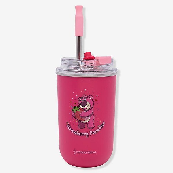 Copo Neo com Canudo Lotso - Toy Story - 300ml - ZC 10026768