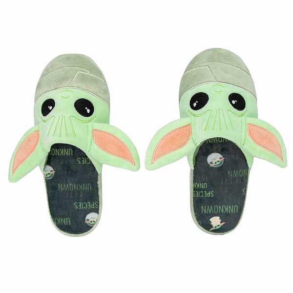Chinelo de Quarto Baby Yoda - Zona Criativa 10071901 TAM:P