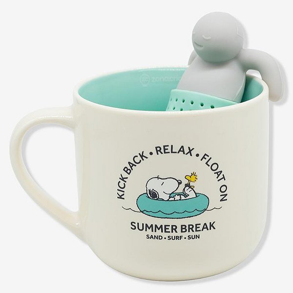 Caneca com Infusor Chá Snoopy Float 3500ml - ZC - 10026595