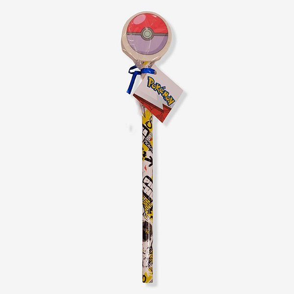 Lápis com Borracha Pokebola Pokémon - Zona Criativa-10073811