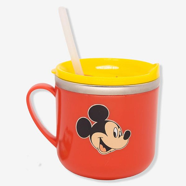 Caneca Flip Infantil Mickey Mouse - Disney 250ml - 10026456