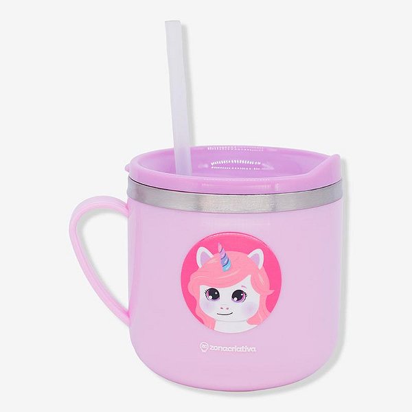 Caneca Flip Infantil Unicórnio 250ml - 10026550