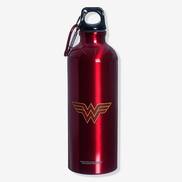 Garrafa com Mosquetão Mulher Maravilha - DC Comics -10073265