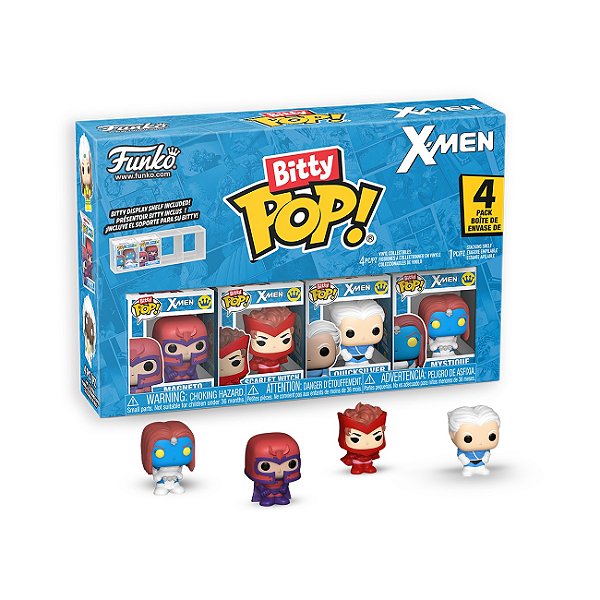 X-men Magneto Séries1 Pack4 Funko Bitty Pop Marvel
