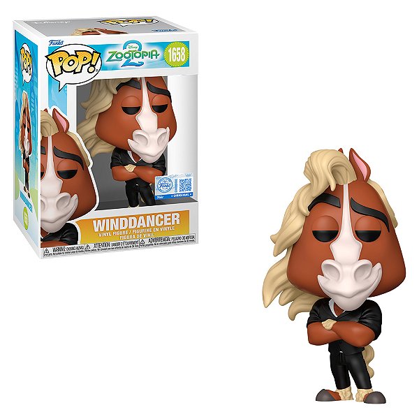 Winddancer 1658 Exclusivo Pop Funko Zootopia 2 Disney