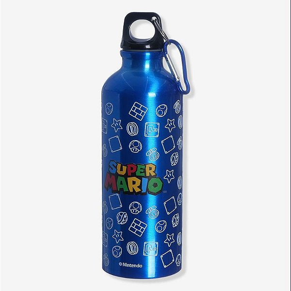 Garrafa com Mosquetão Super Mario - ZC - 10073300