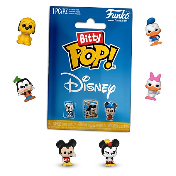 Mystery Clássicos Disney Bitty Pop Surpresa Classics