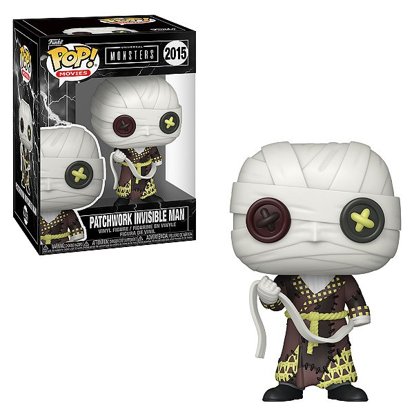 Patchwork Invisible Man 2015 Pop Funko Universal Monsters