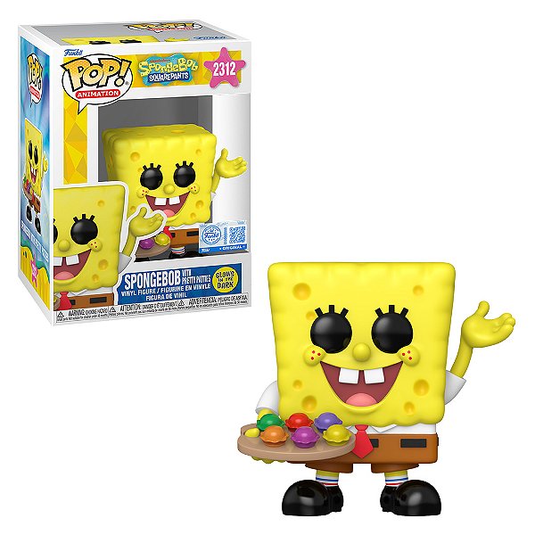 Bob Esponja with Pretty Patties 2312 GITD Pop Funko