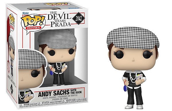 Andy Sachs with the Book 2042 Pop Funko Diabo Veste Prada
