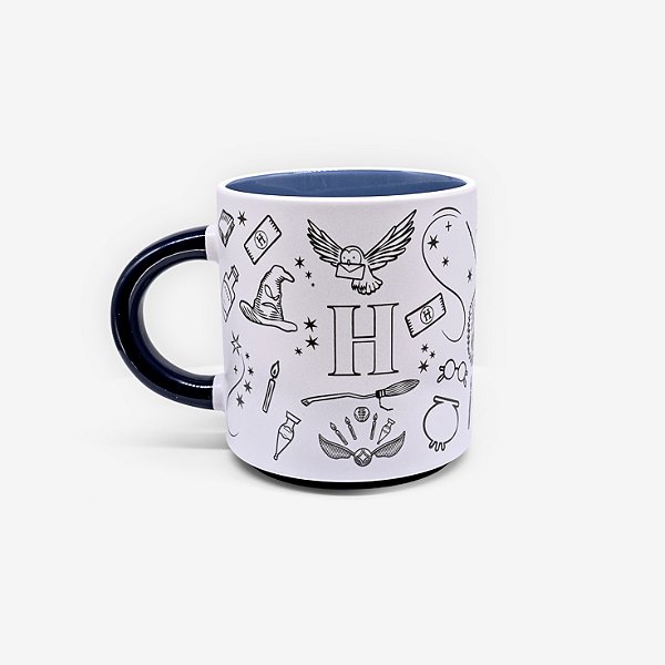 Caneca Grafite Harry Potter - 500ml - Zonacriativa -10026952
