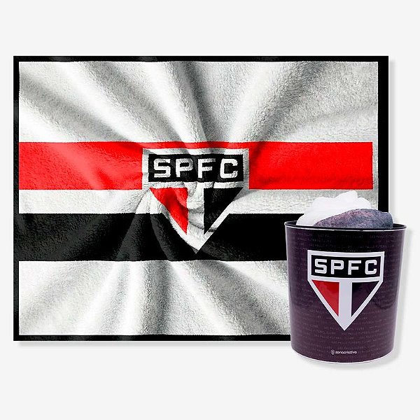 Kit Manta Com Balde Sao Paulo - Zonacriativa - 10140958