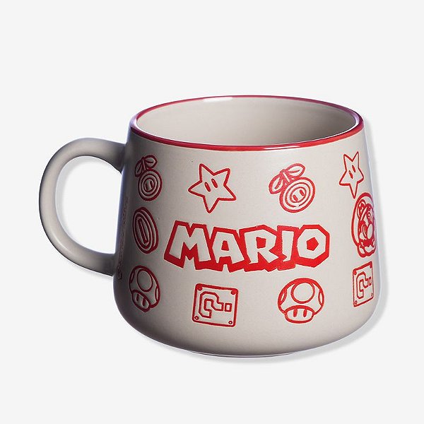Caneca Moma Super Mario 500ml - Zona Criativa - 10025621 AMAZON