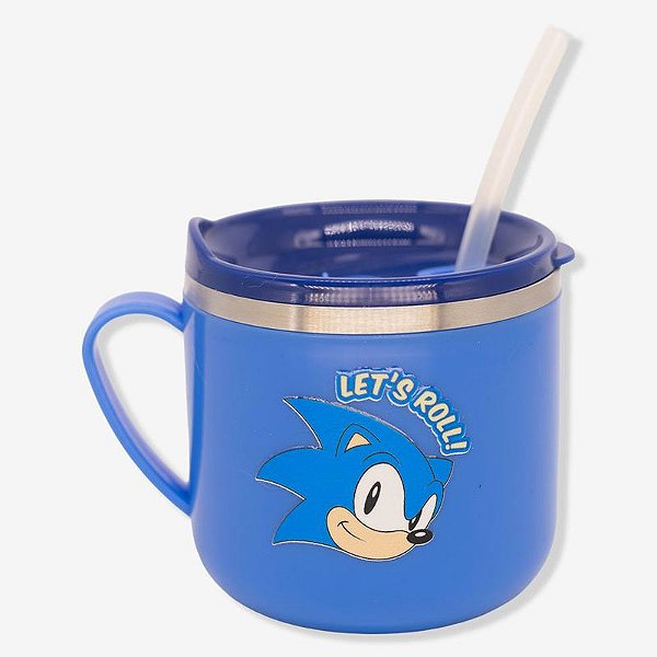 Caneca Flip Infantil Sonic - Zonacriativa - 10026459