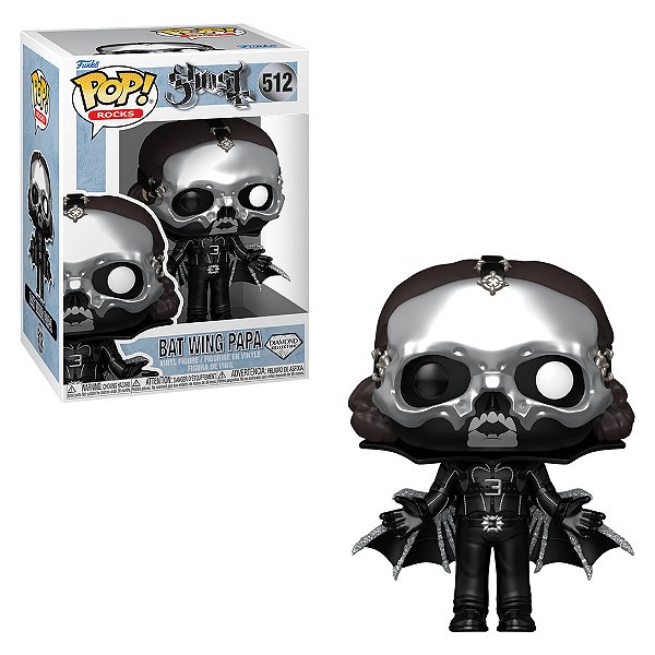 Bat Wing Papa 512 Diamond Pop Funko Ghost Rocks