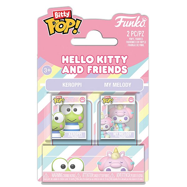 Keroppi e My Melody Pack2 Funko Bitty Pop Hello Kitty