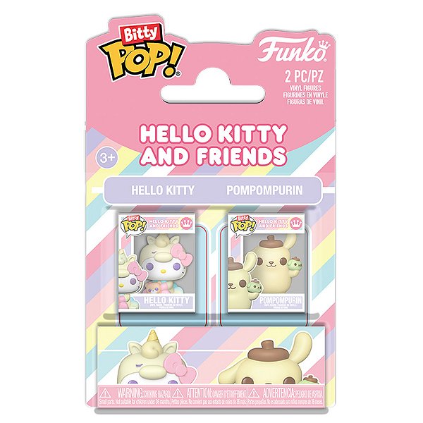 Hello Kitty e Pompompurin Pack2 Funko Bitty Pop Hello Kitty
