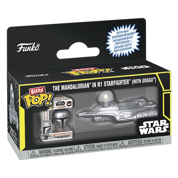 The Mandalorian in N1 Starfighter Funko Bitty Pop Star Wars