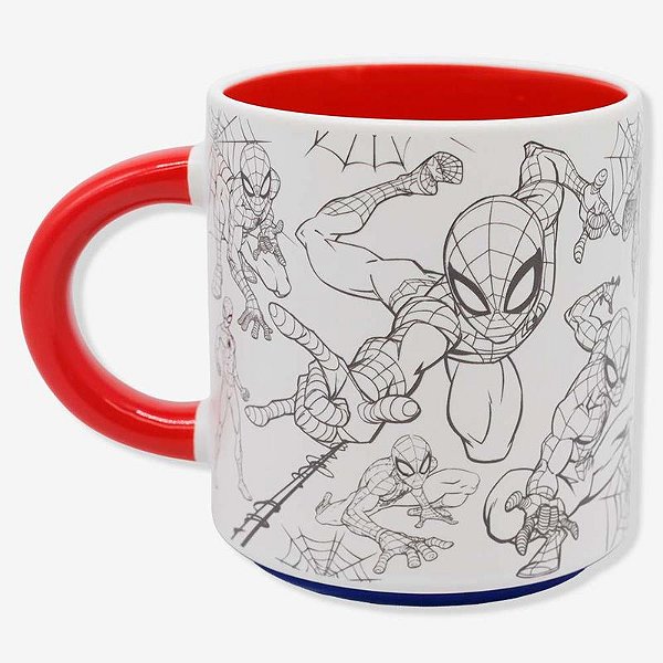 Caneca Grafite Spider Man - 500ml - Zonacriativa - 10026965