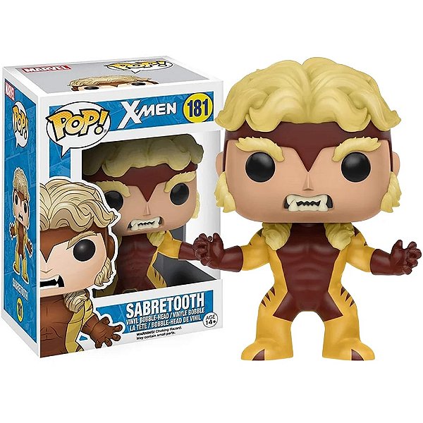 Sabretooth 181 Pop Funko X-Men Marvel