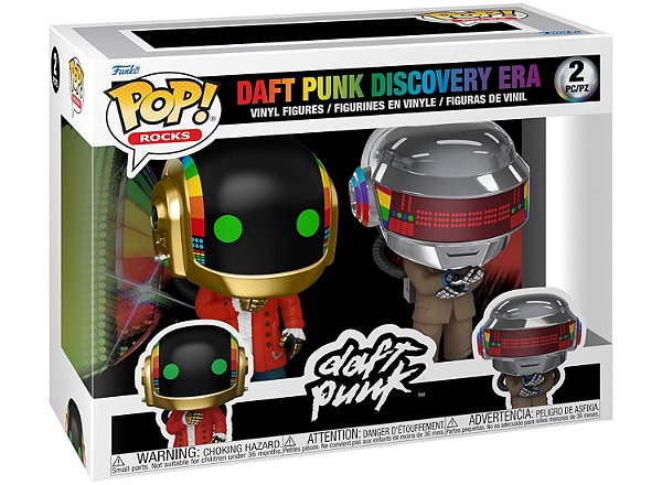Daft Punk Discovery Era Pack2 Pop Funko Rocks