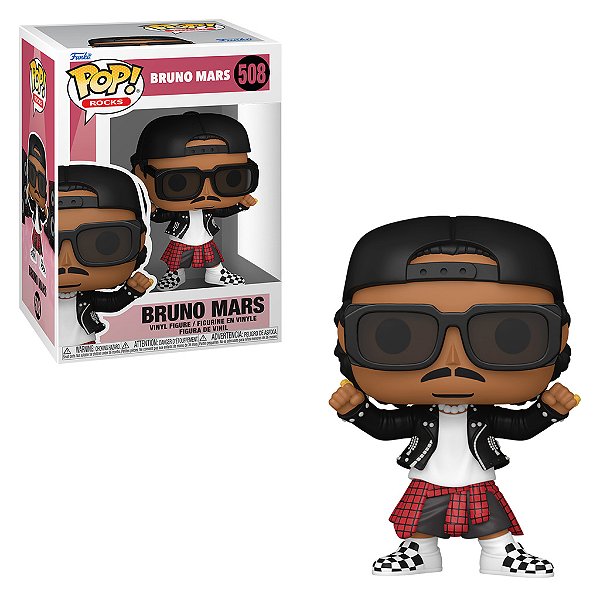 Bruno Mars 508 Pop Funko Rocks