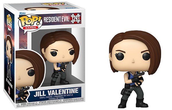 Jill Valentine 1293 Pop Funko Resident Evil