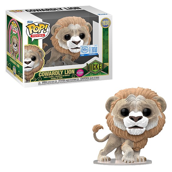 Cowardly Lion 1930 Flocked Pop Funko Wicked