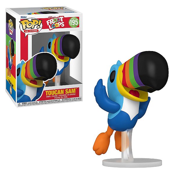 Toucan Sam 195 Pop Funko Froot Loops Kelloggs