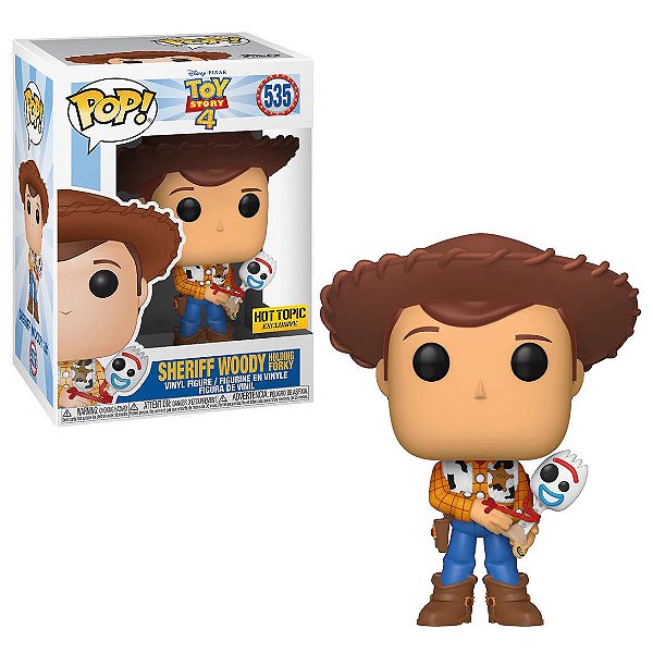 Sheriff Woody Forky 535 Exclusivo Pop Funko Toy Story Disney