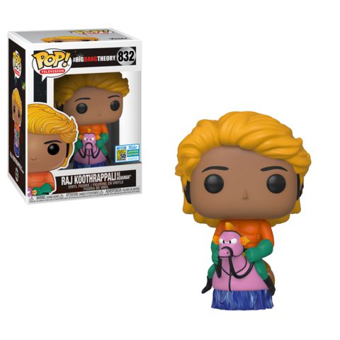 Raj Koothrappali Aquaman 832 Excl Pop Funko Big Bang Theory