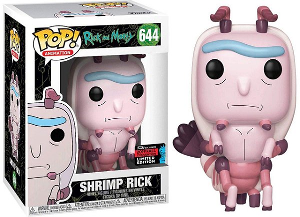 Shrimp Rick 644 Exclusivo Pop Funko Rick and Morty